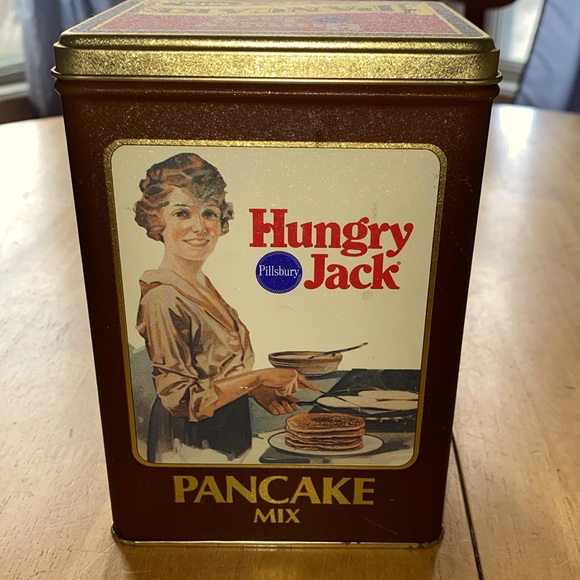 Vintage Other - Vintage Tin Pillsbury Advertising collectible tin. Hungry Jack pancake canister.